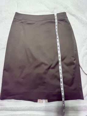 Ann Taylor Pencil Skirt in Dark Gray/pink  Sz 10 nwt
